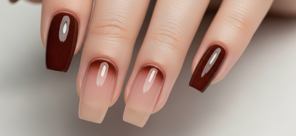 Fall Ombre Nails 2025
