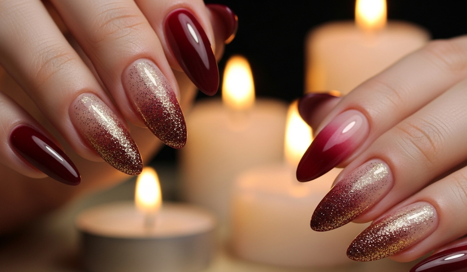 Fall Ombre Nails 2025