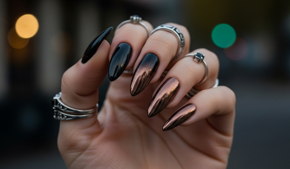Fall Ombre Nails 2025