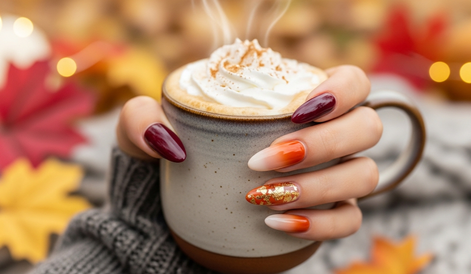 Fall Ombre Nails 2025